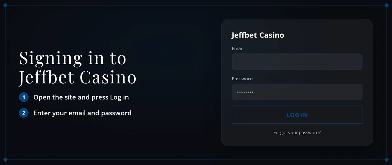 Sign in to the screen